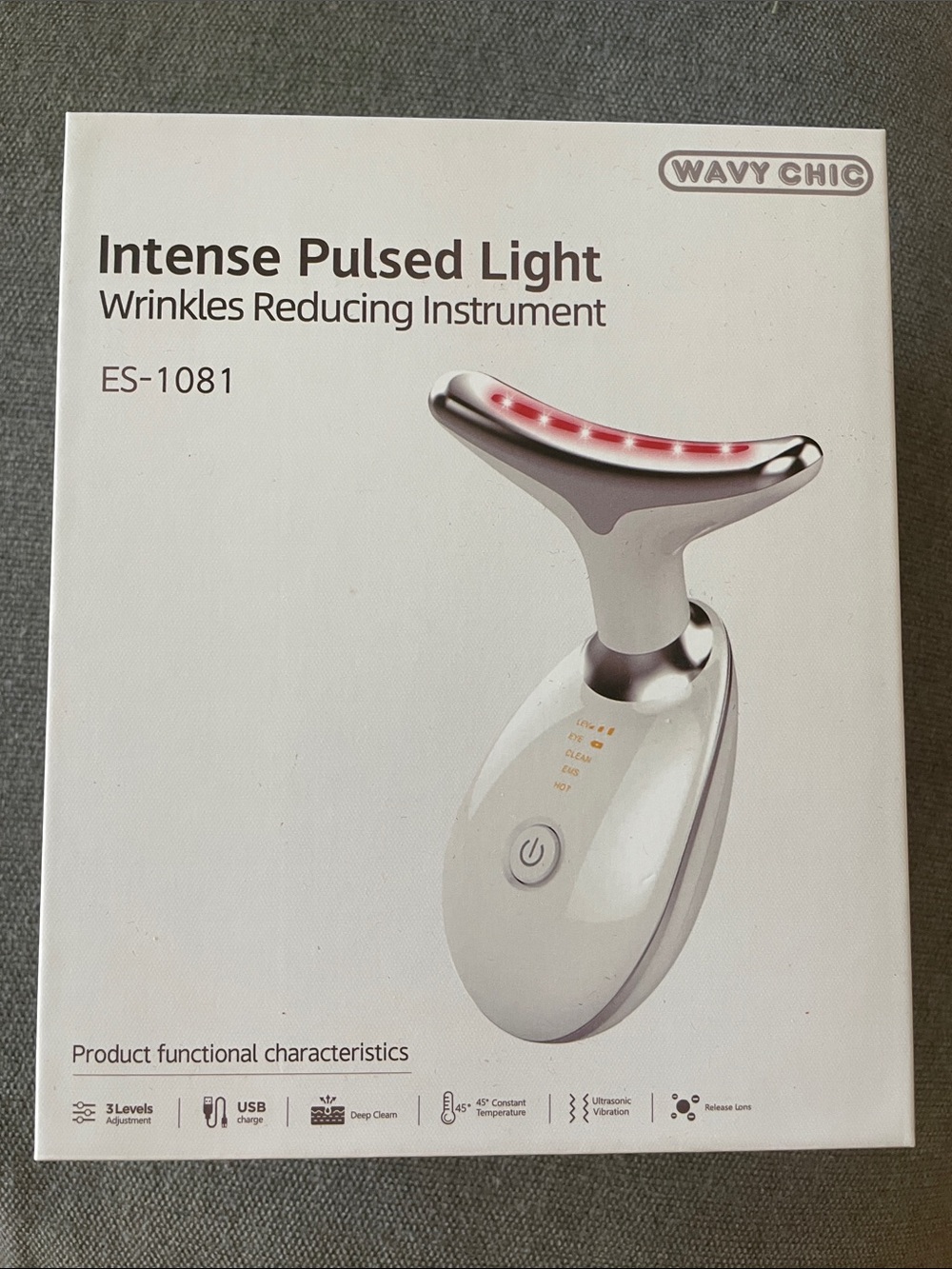 WavyChic Intense Pulsed Light Wrinkles Reducing Instrument - White